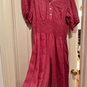 Chic Pink Wide Leg Jumpsuit